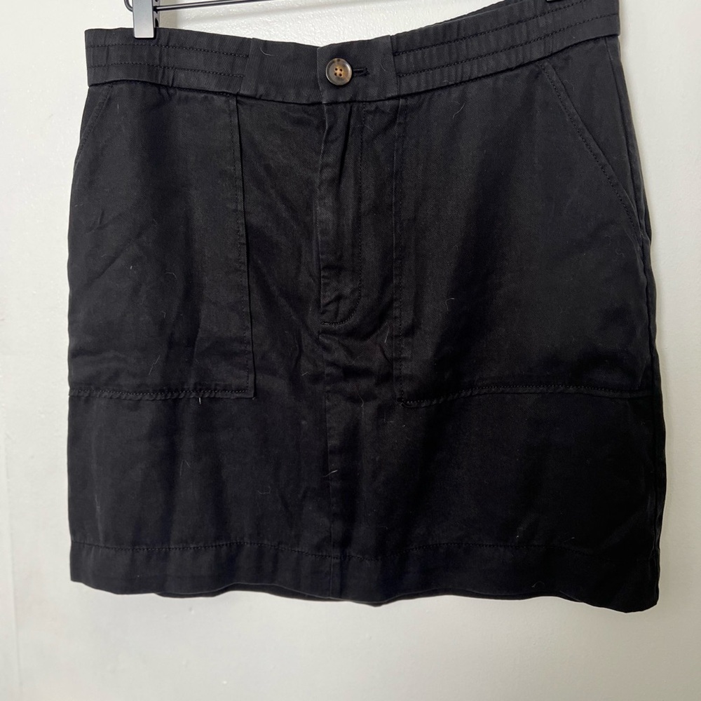Loft Black Mini Skirt